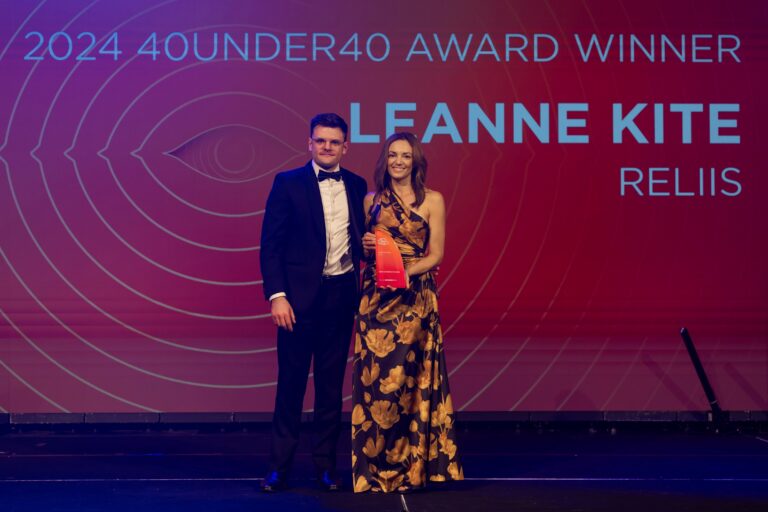 Reliis Co-Founder and Director, Leanne Kite, receives WA 2024 Business News 40under40 Award
